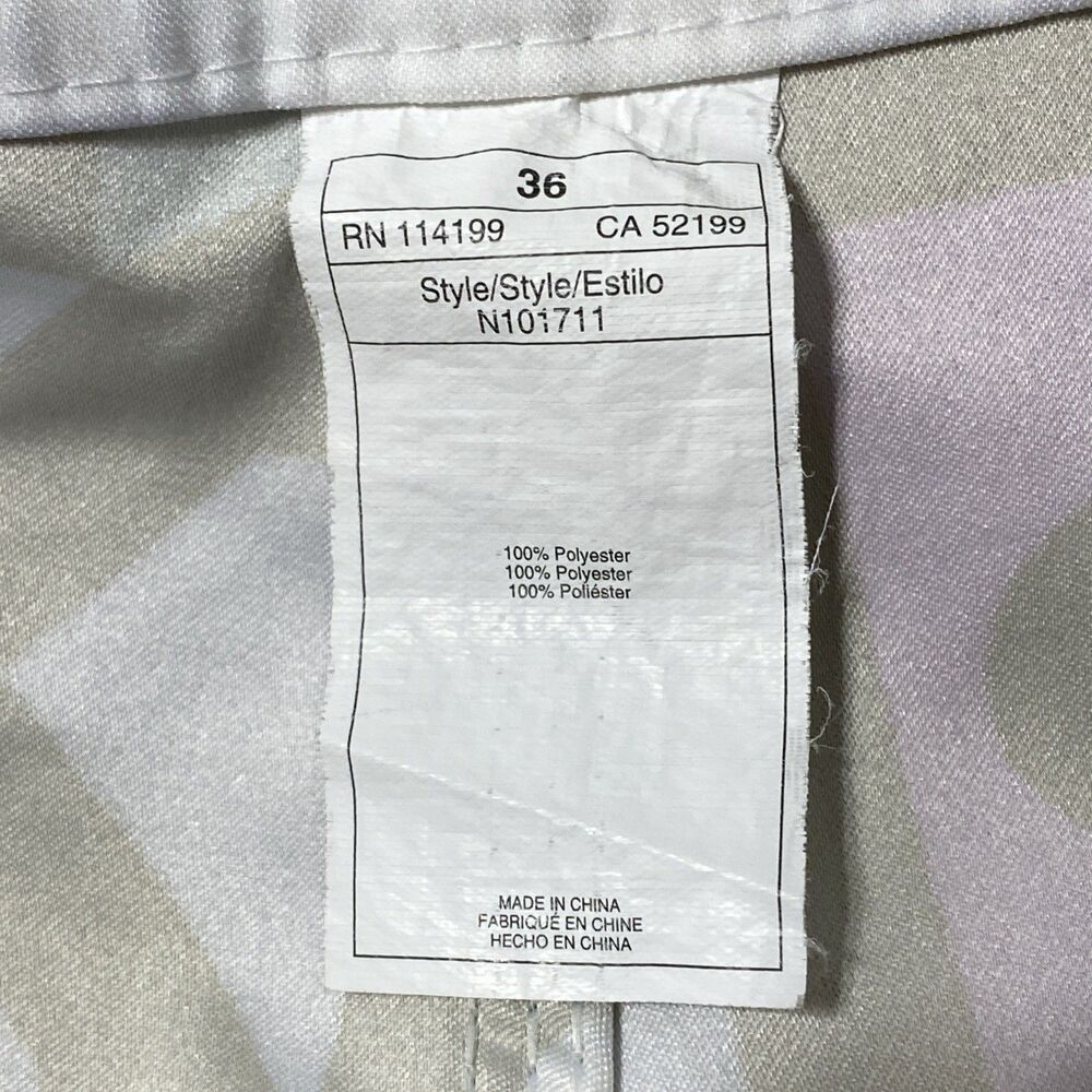Quicksilver Board Shorts Men's Waist 36 Swim Trunks Cargo Pocket Unlined 90s Y2K - Picture 12 of 12